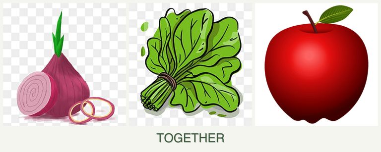 Can you plant onions, spinach and apples together?