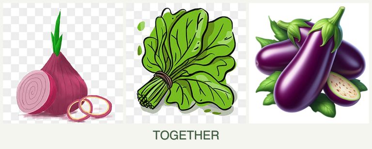 Can you plant onions, spinach and eggplant together?