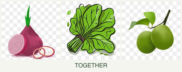 Can you plant onions, spinach and plums together?