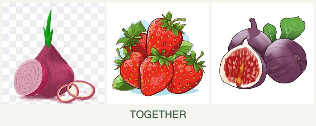 Can you plant onions, strawberries and figs together?