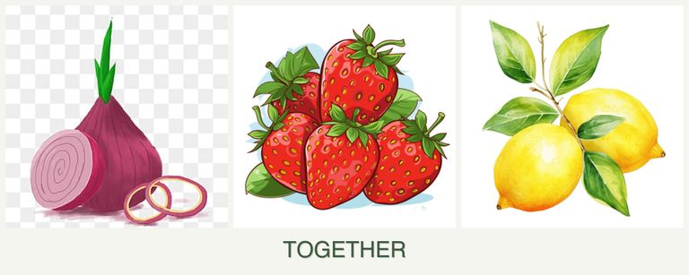 Can you plant onions, strawberries and lemons together?