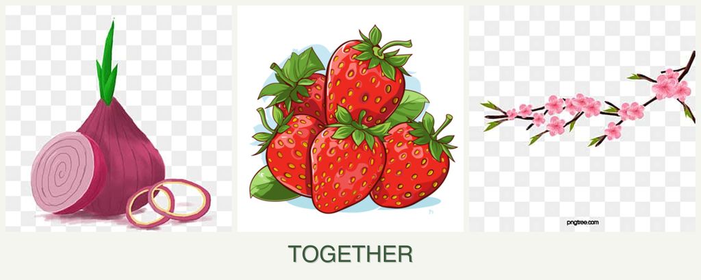 Can you plant onions, strawberries and peaches together?