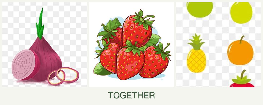 Can you plant onions, strawberries and pears together?