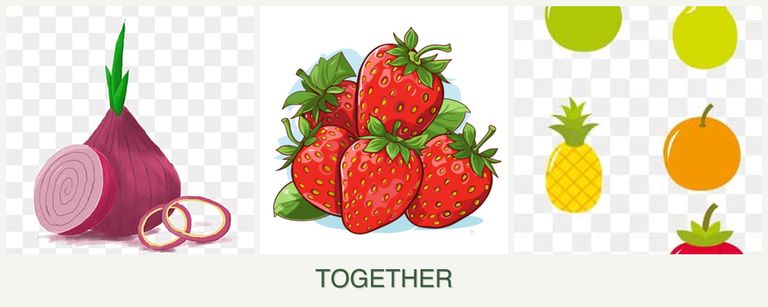 Can you plant onions, strawberries and pears together?