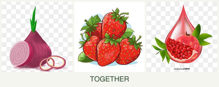 Can you plant onions, strawberries and pomegranates together?