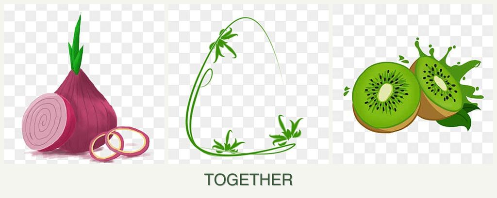 Can you plant onions, tarragon and kiwi together?