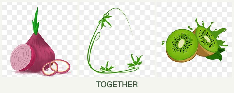 Can you plant onions, tarragon and kiwi together?