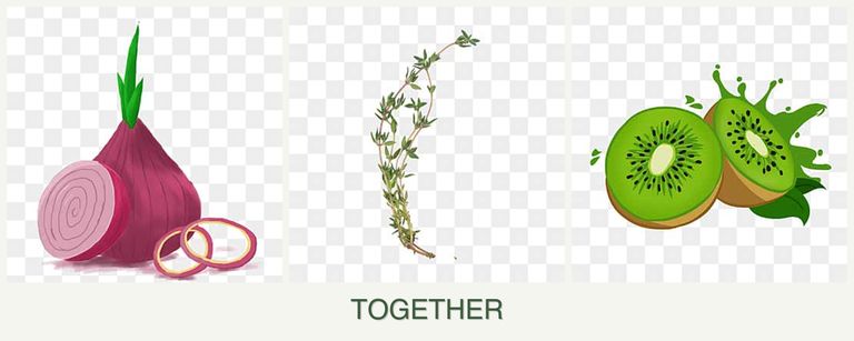 Can you plant onions, thyme and kiwi together?