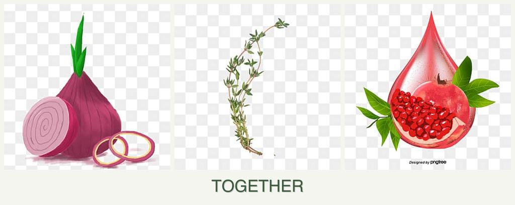 Can you plant onions, thyme and pomegranates together?