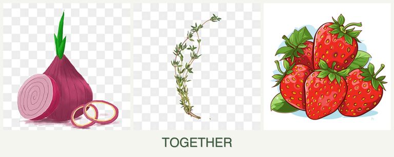 Can you plant onions, thyme and strawberries together?