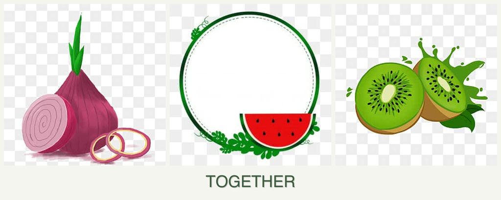 Can you plant onions, watermelons and kiwi together?