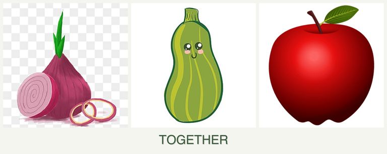 Can you plant onions, zucchini and apples together?