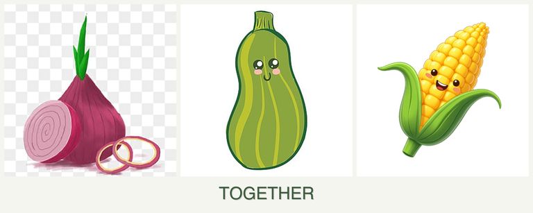 Can you plant onions, zucchini and corn together?