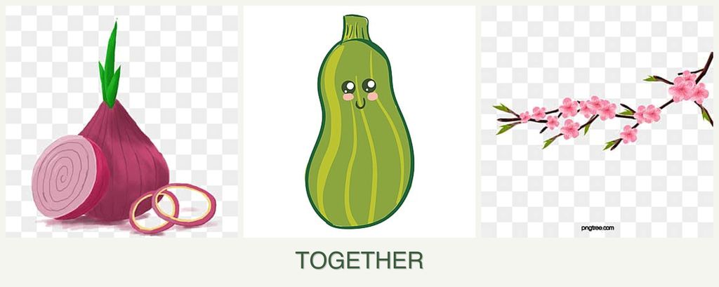 Can you plant onions, zucchini and peaches together?