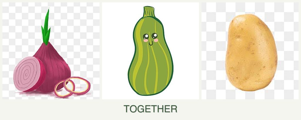 Can you plant onions, zucchini and potatoes together?