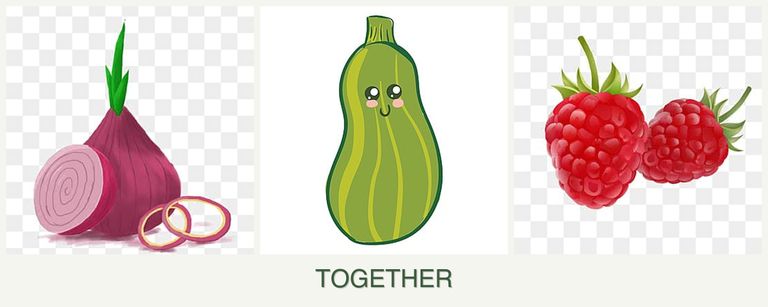 Can you plant onions, zucchini and raspberries together?