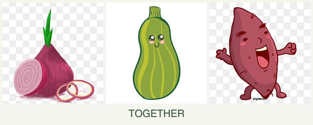 Can you plant onions, zucchini and sweet potatoes together?