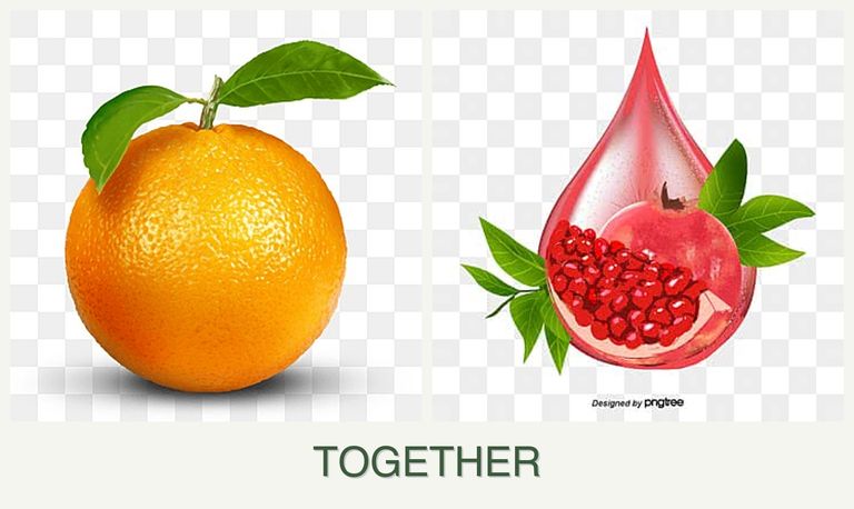 Can you plant oranges and pomegranates together?