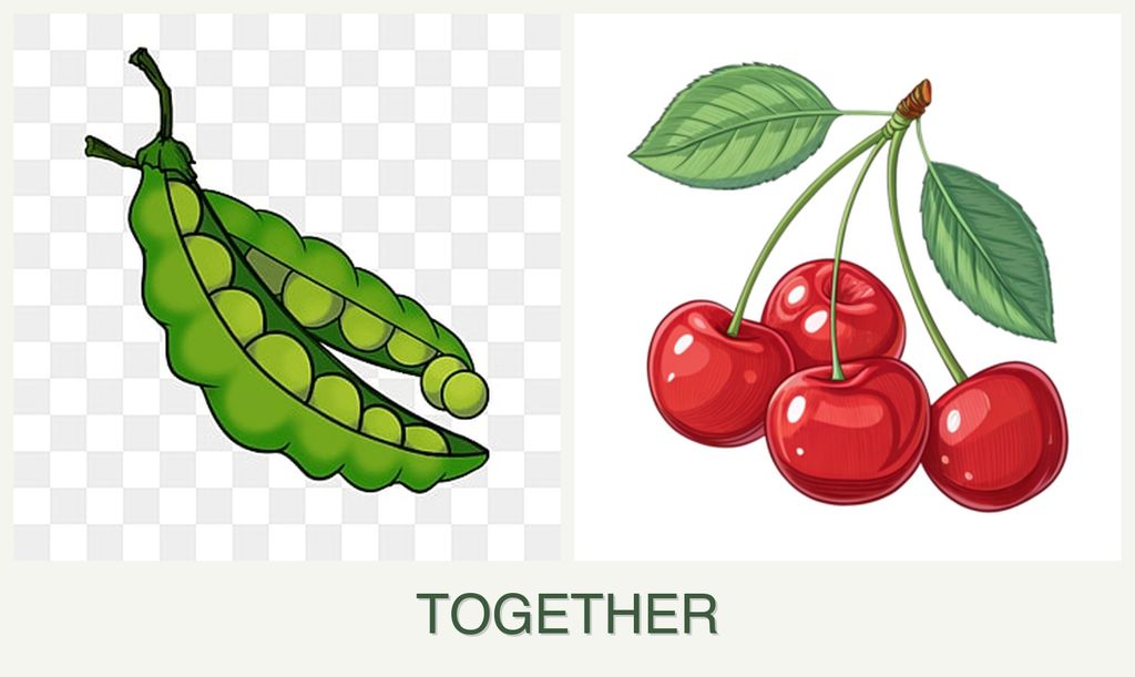Can you plant peas and cherries together?