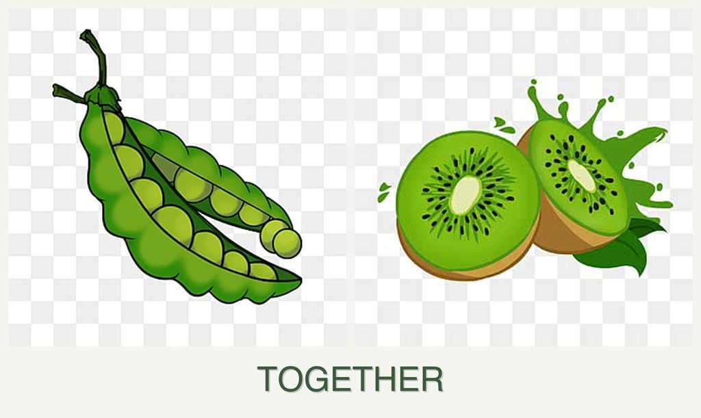 Can you plant peas and kiwi together?