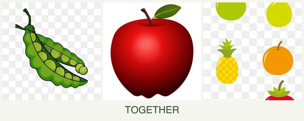 Can you plant peas, apples and pears together?