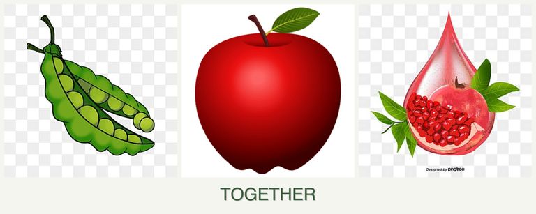 Can you plant peas, apples and pomegranates together?