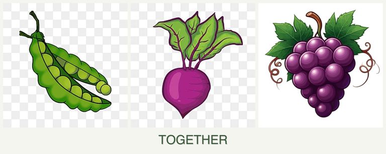 Can you plant peas, beets and grapes together?