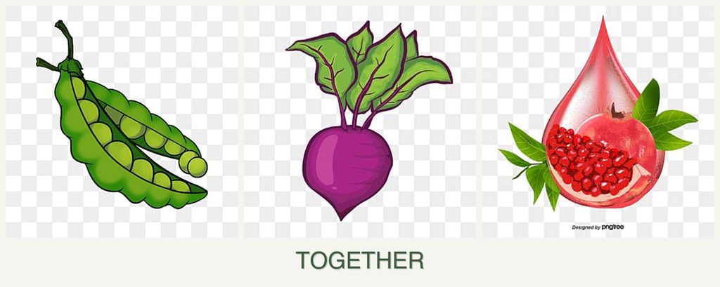 Can you plant peas, beets and pomegranates together?