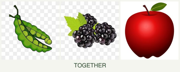 Can you plant peas, blackberries and apples together?