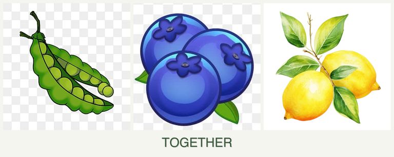 Can you plant peas, blueberries and lemons together?