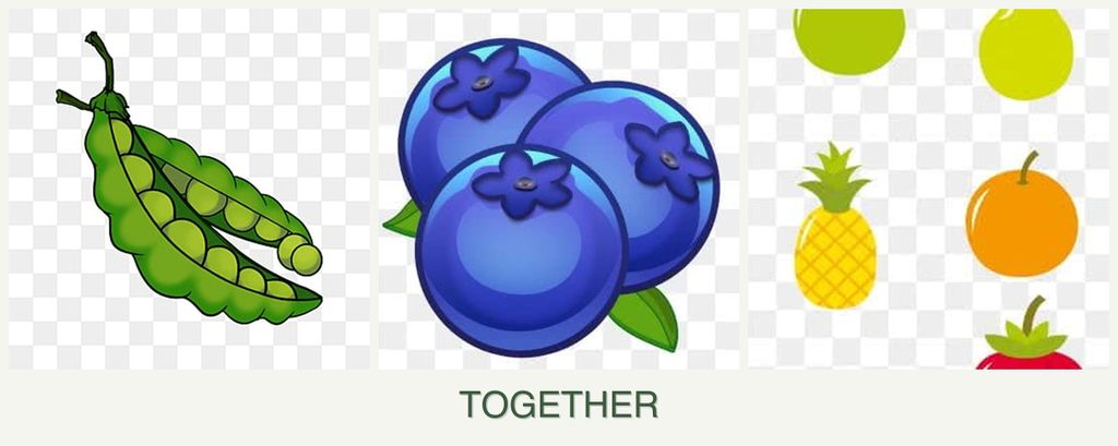 Can you plant peas, blueberries and pears together?