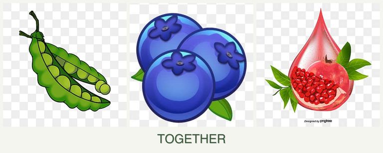 Can you plant peas, blueberries and pomegranates together?