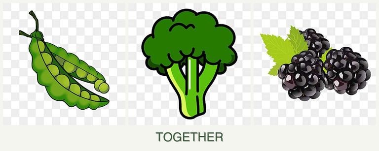 Can you plant peas, broccoli and blackberries together?