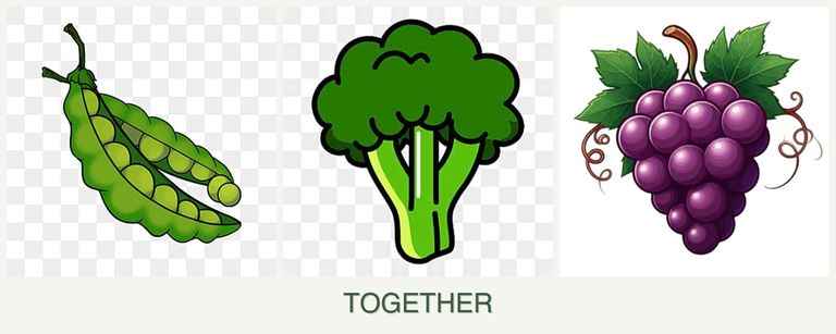 Can you plant peas, broccoli and grapes together?