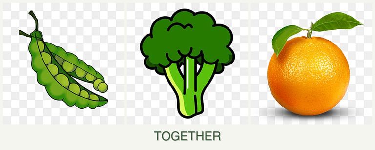 Can you plant peas, broccoli and oranges together?