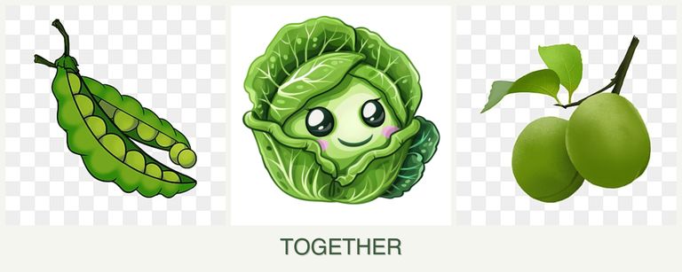 Can you plant peas, cabbage and plums together?