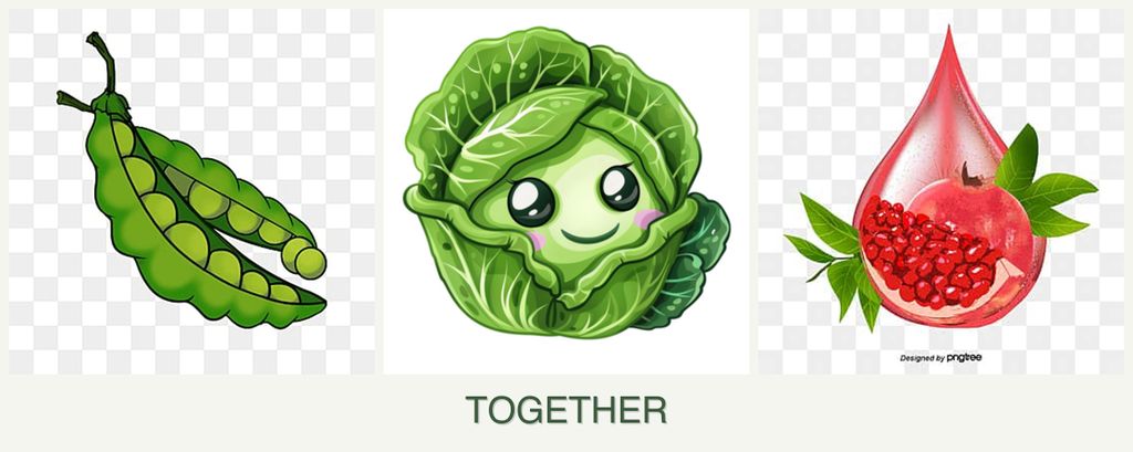 Can you plant peas, cabbage and pomegranates together?