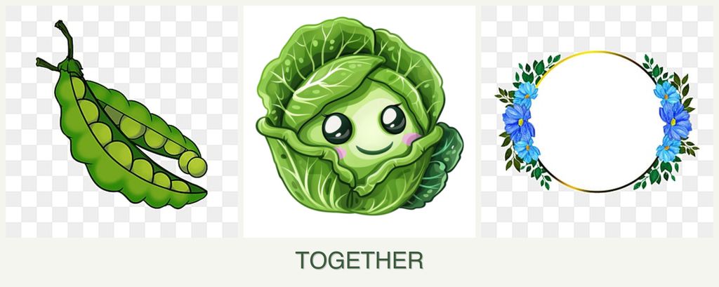 Can you plant peas, cabbage and zinnias together?