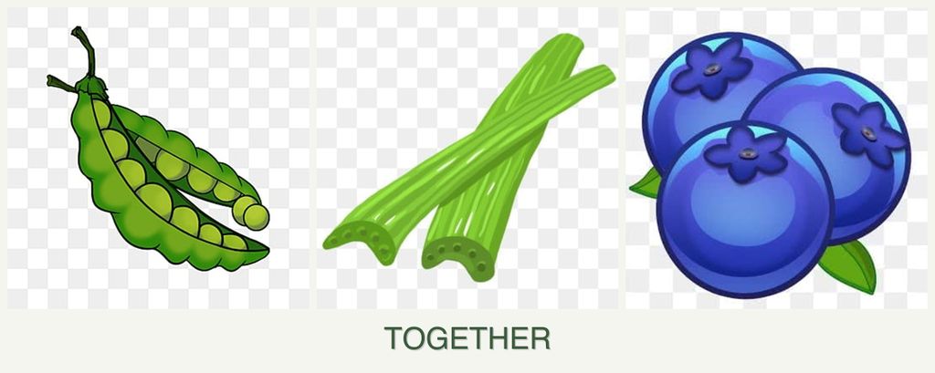 Can you plant peas, celery and blueberries together?