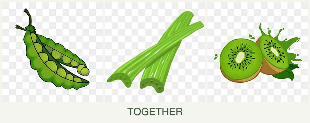 Can you plant peas, celery and kiwi together?