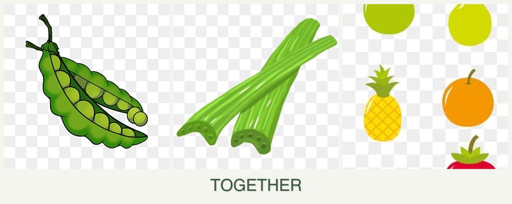 Can you plant peas, celery and pears together?