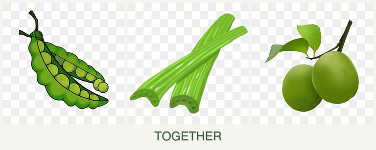 Can you plant peas, celery and plums together?