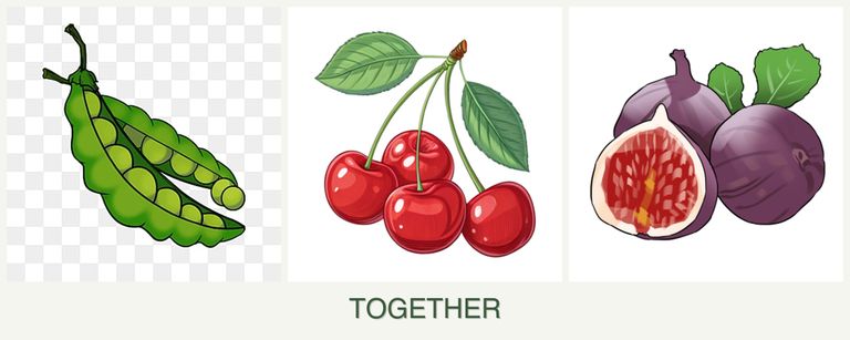 Can you plant peas, cherries and figs together?