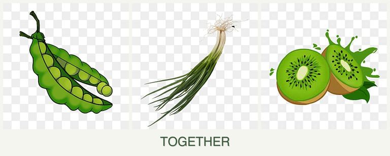 Can you plant peas, chives and kiwi together?