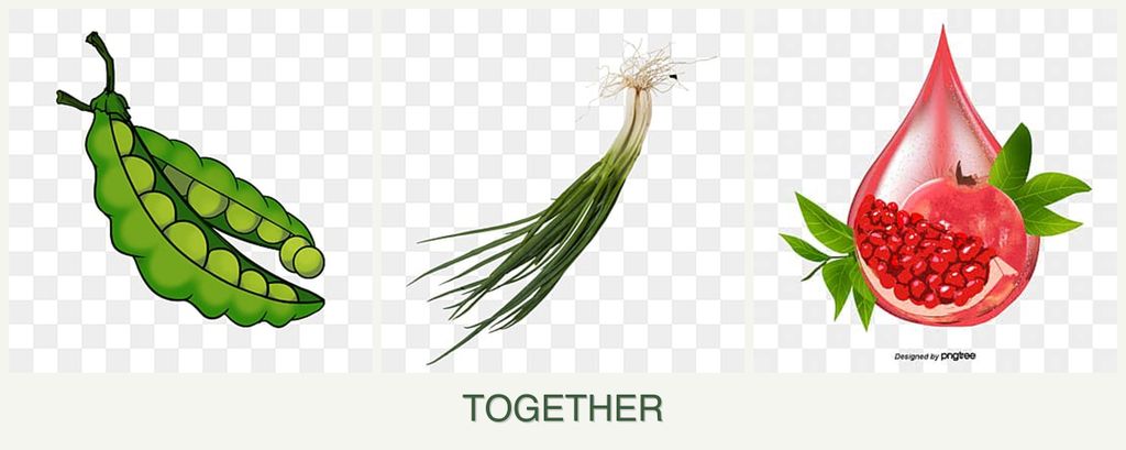 Can you plant peas, chives and pomegranates together?