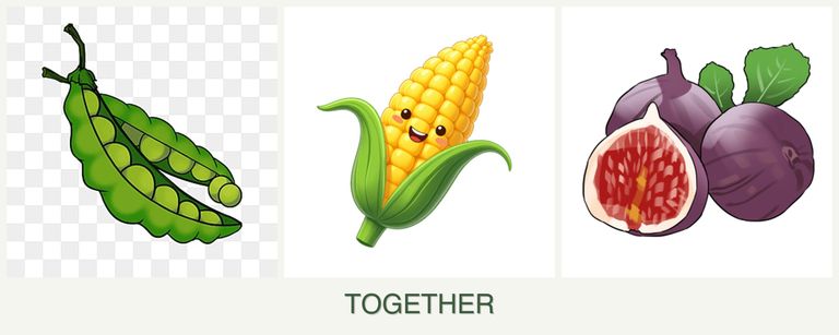 Can you plant peas, corn and figs together?