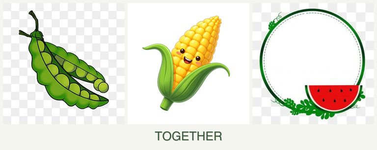 Can you plant peas, corn and watermelons together?