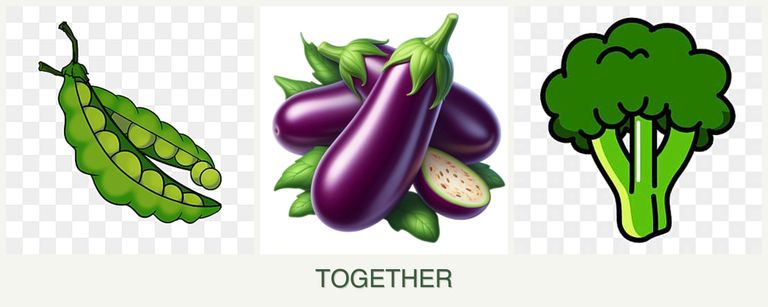Can you plant peas, eggplant and broccoli together?