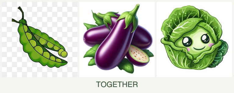Can you plant peas, eggplant and cabbage together?