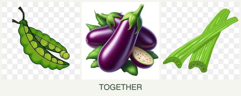 Can you plant peas, eggplant and celery together?